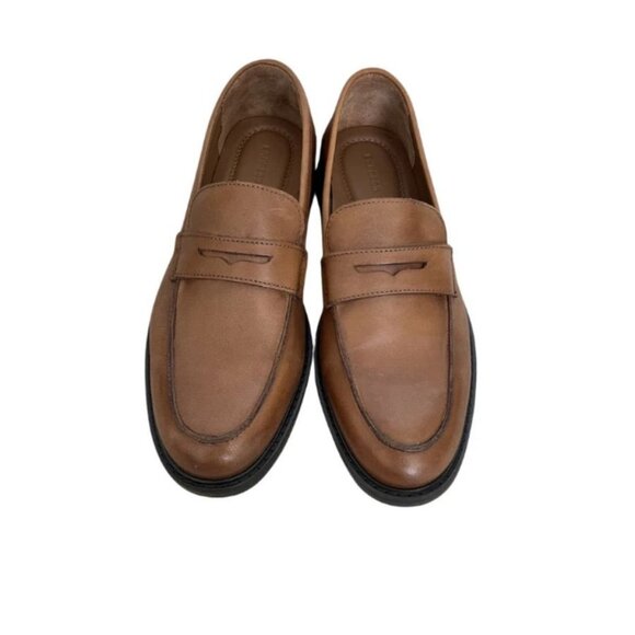 Express Brown Faux Leather Penny Loafers Size 10 main image 2